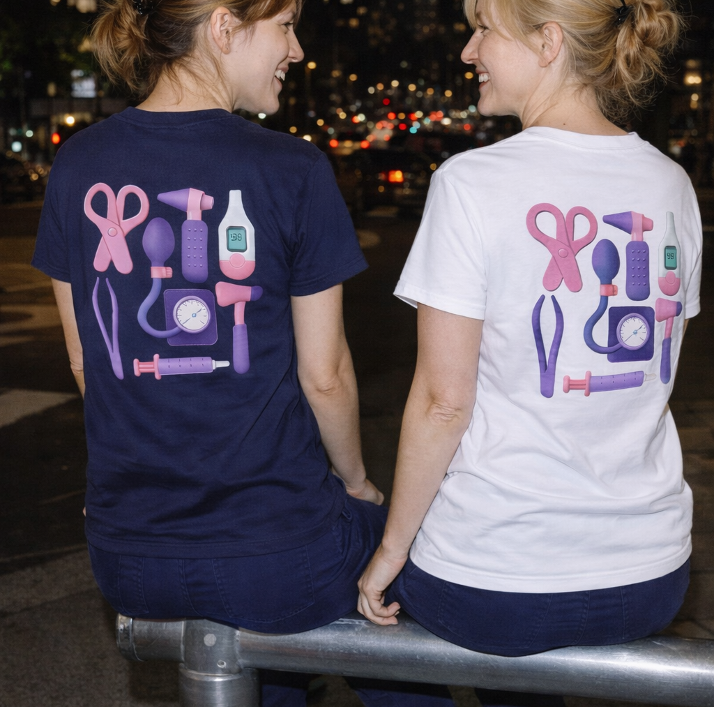 Clinical Kit Graphic - Navy Tee