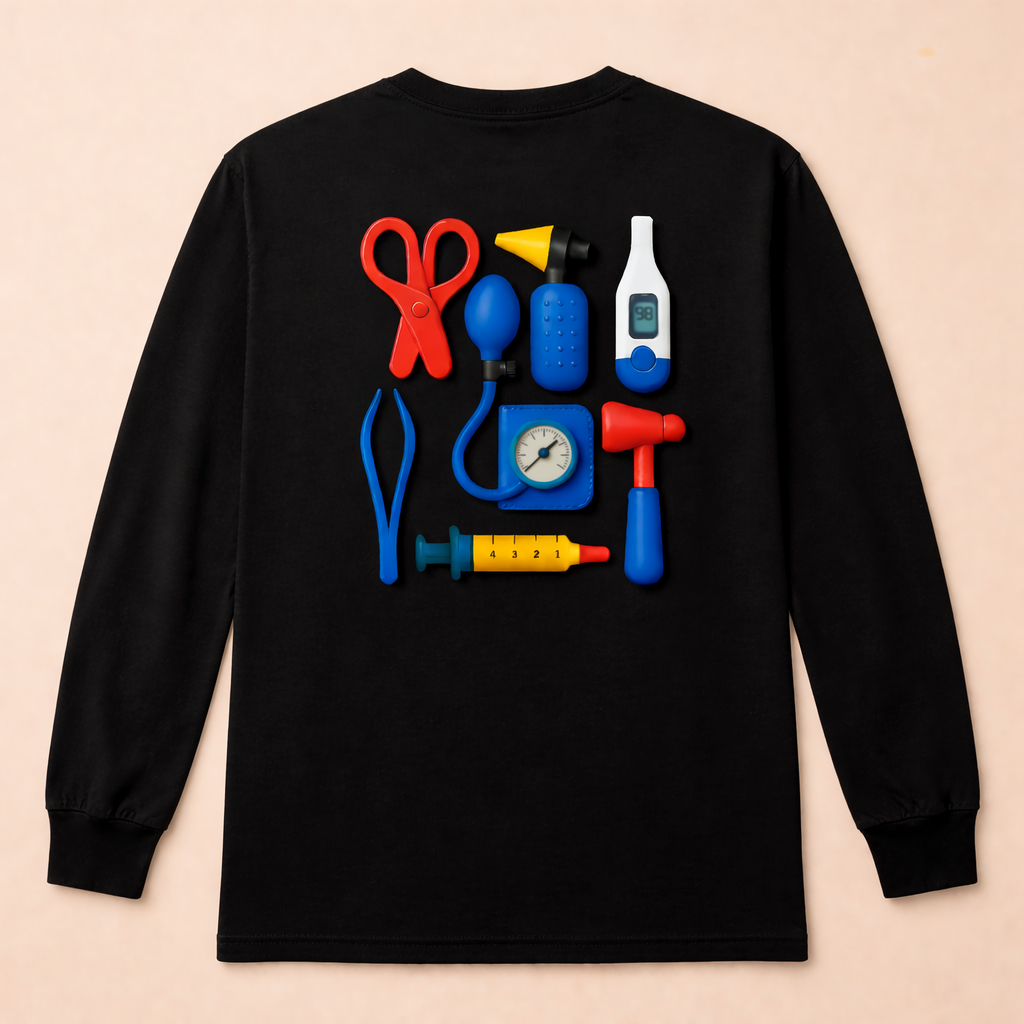 Clinical Kit Graphic - Black Long Sleeve