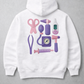Clinical Kit Graphic - White Hoodie